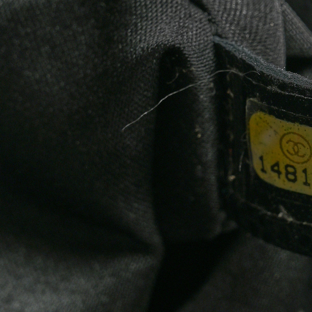 Glazed Calfskin On the Road Zip Tote Black
