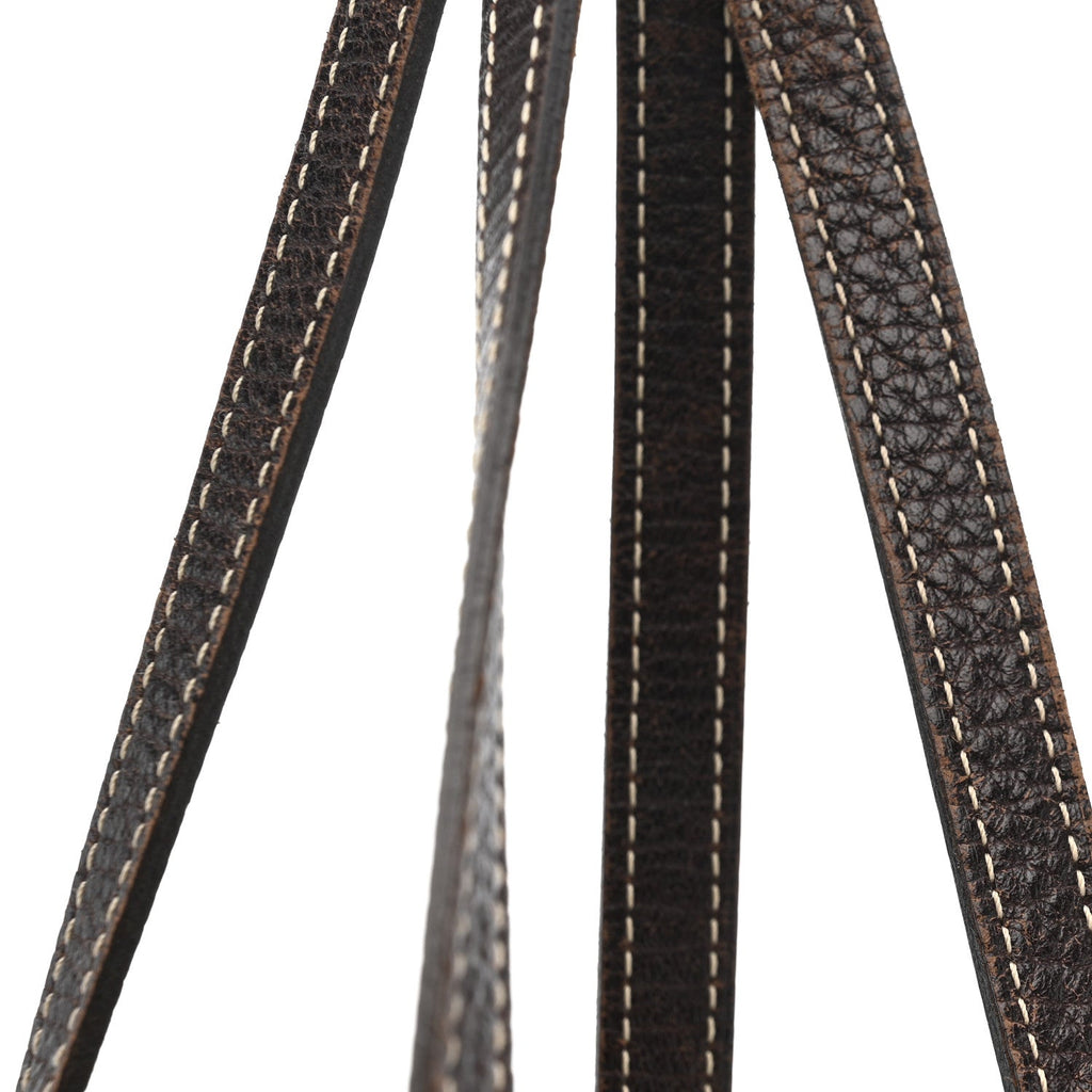 Mini Lin Monogram Bucket Bag Ebene