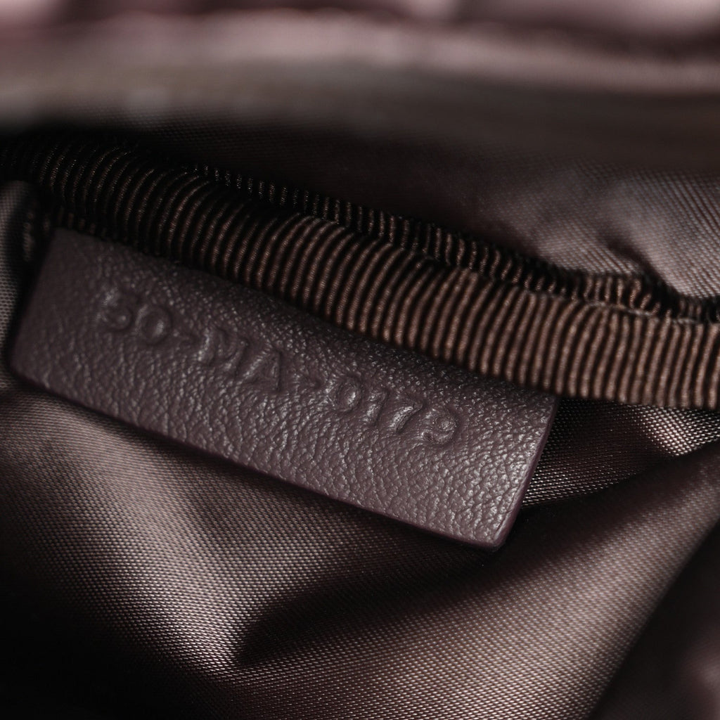 Nylon Saddle Belt Bag Bordeaux