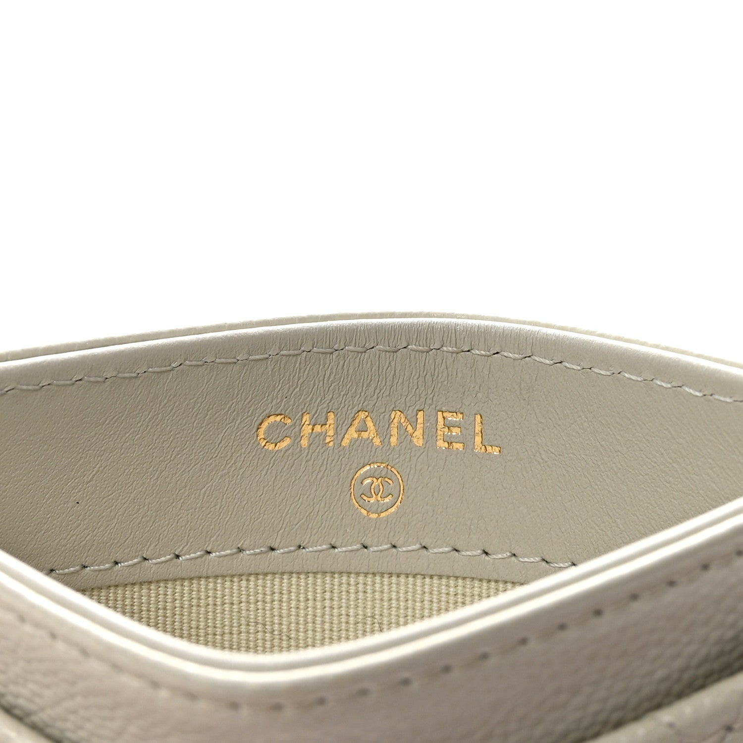 Caviar Quilted  Holder White