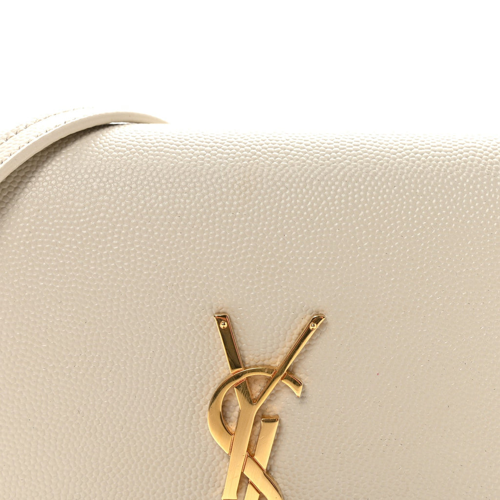 Grain De Poudre Classic Monogram Kate Tassel Chain Wallet Crema Soft