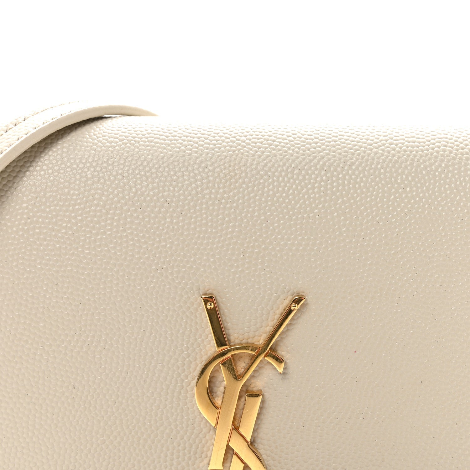 Grain De Poudre Classic Monogram Kate Tassel Chain Wallet Crema Soft
