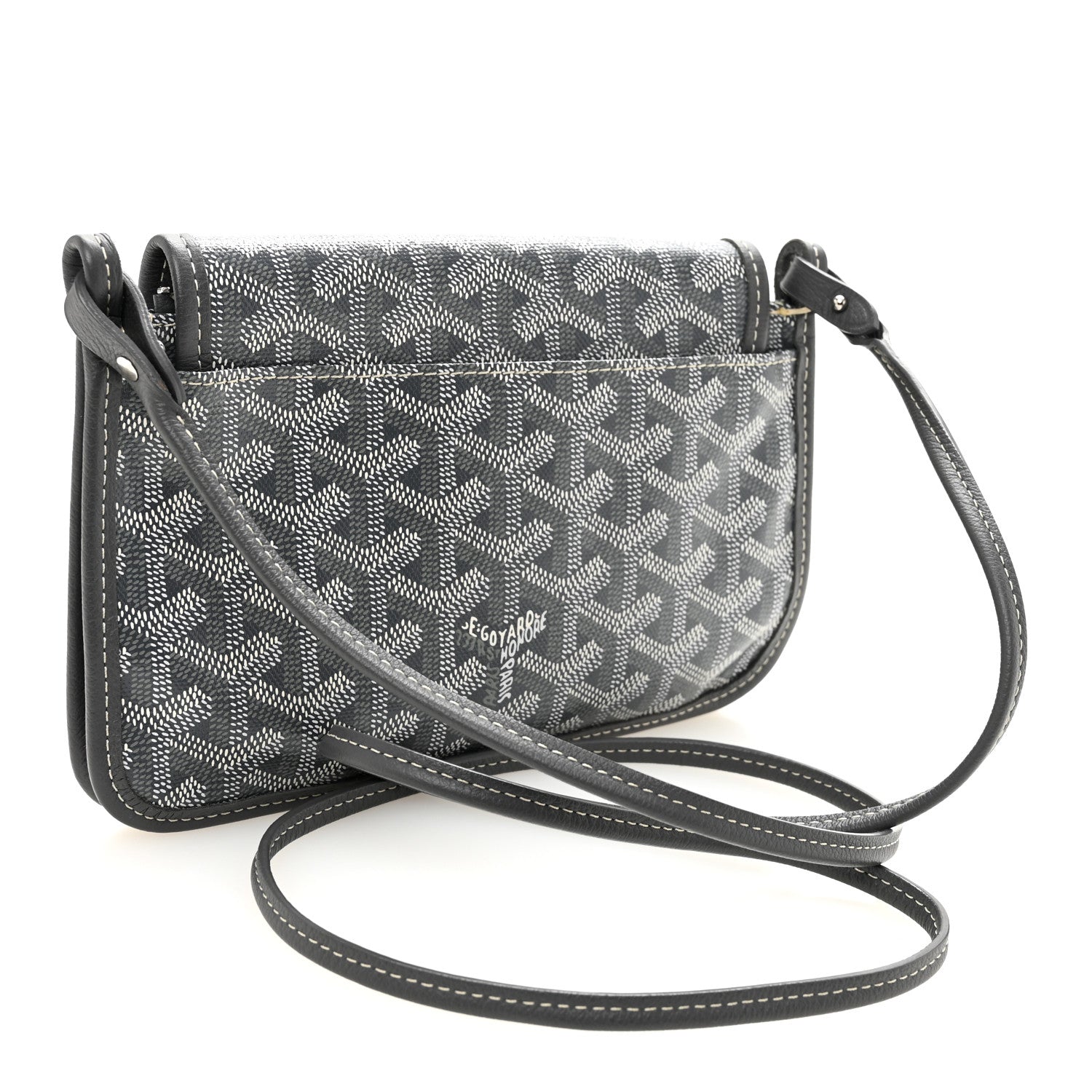 Goyardine Plumet Wallet Clutch Grey