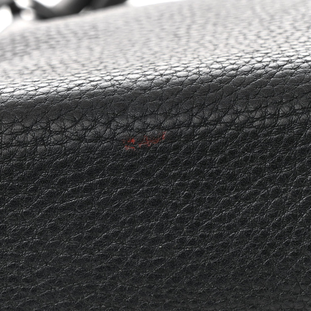 Vitello Daino Small Tote Black