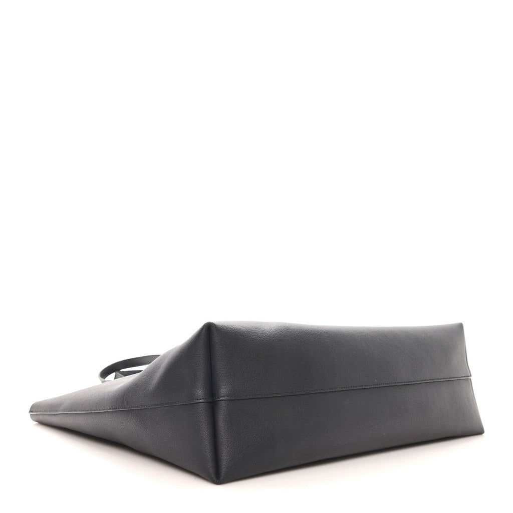 Calfskin Large Shopping Tote Navy