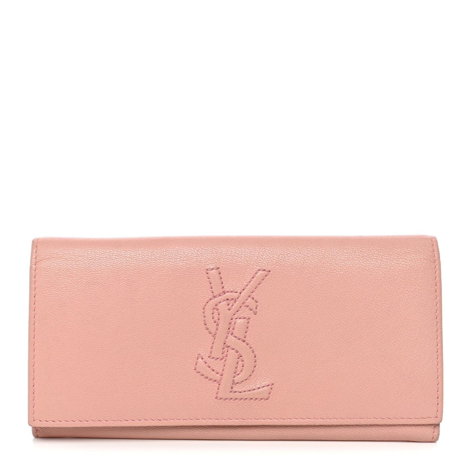 Chevre Belle De Jour Continental Wallet Pink