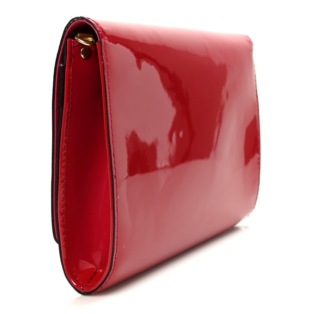 Patent Louise Clutch Rose Indien