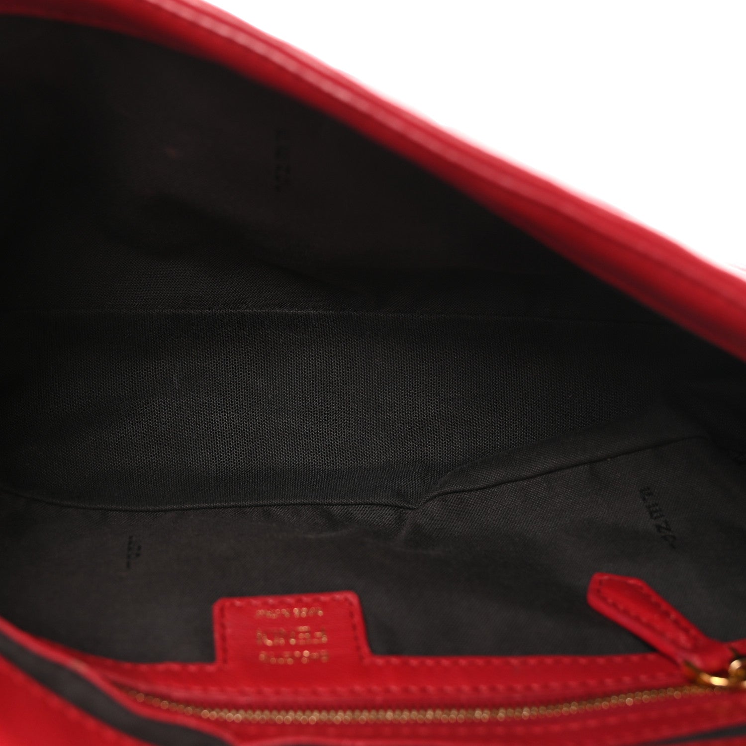 Nappa FF 1974 Embossed Baguette Fragola