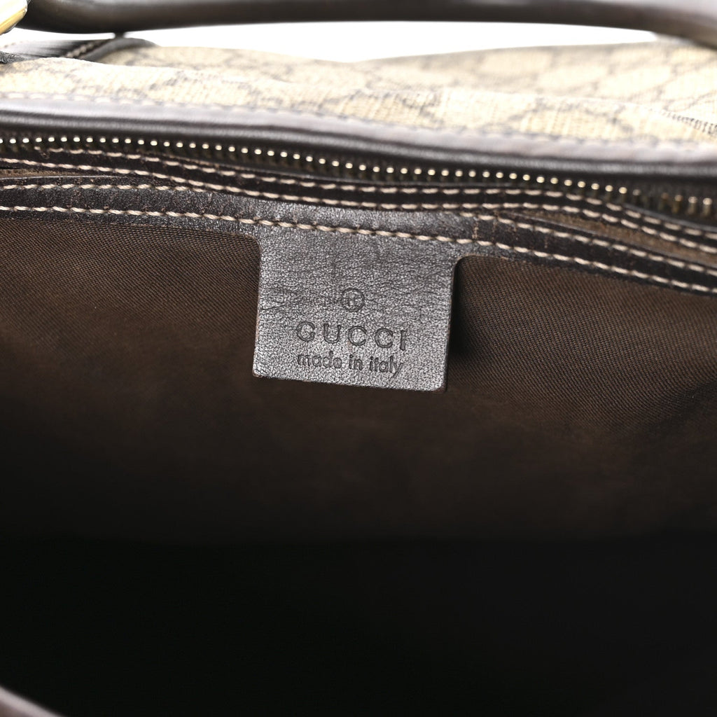 GG Plus Monogram Medium Joy Tote Dark Brown