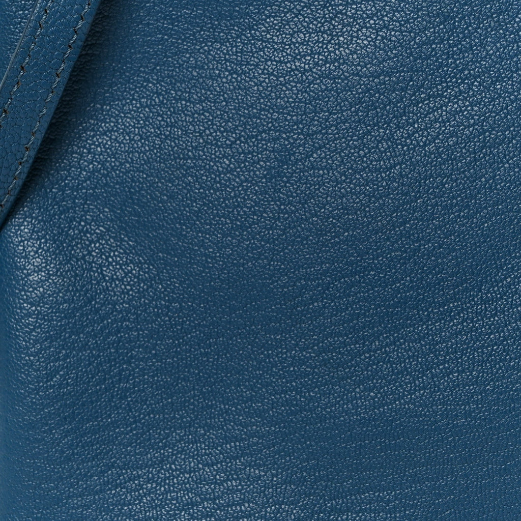 Goatskin Small Trio Crossbody Bag Blue
