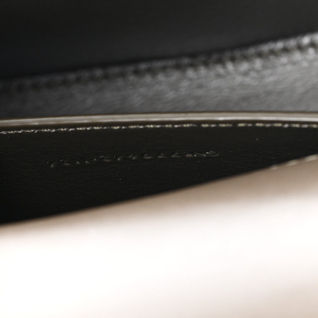 Box Calfskin Mini Voltaire Shoulder Bag  Deep Musk