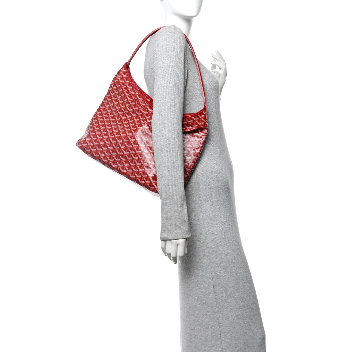Goyardine Boheme Hobo Red