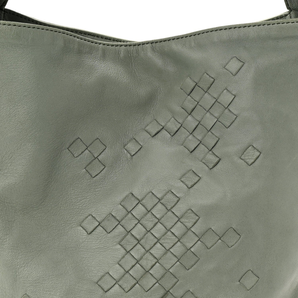 Nappa Woven Hobo Aloe