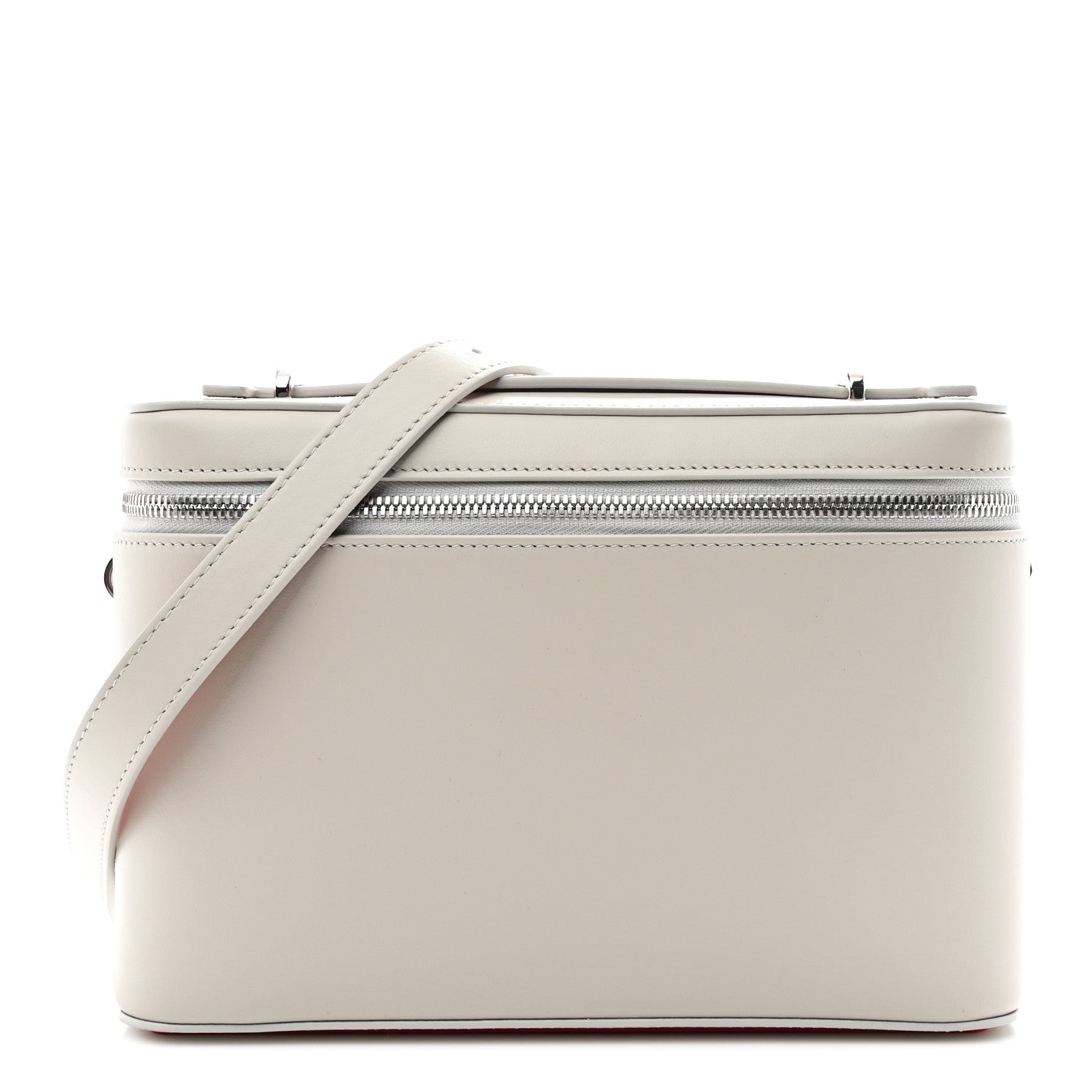 Calfskin Paris Kypipouch Top Handle Bag Albatre