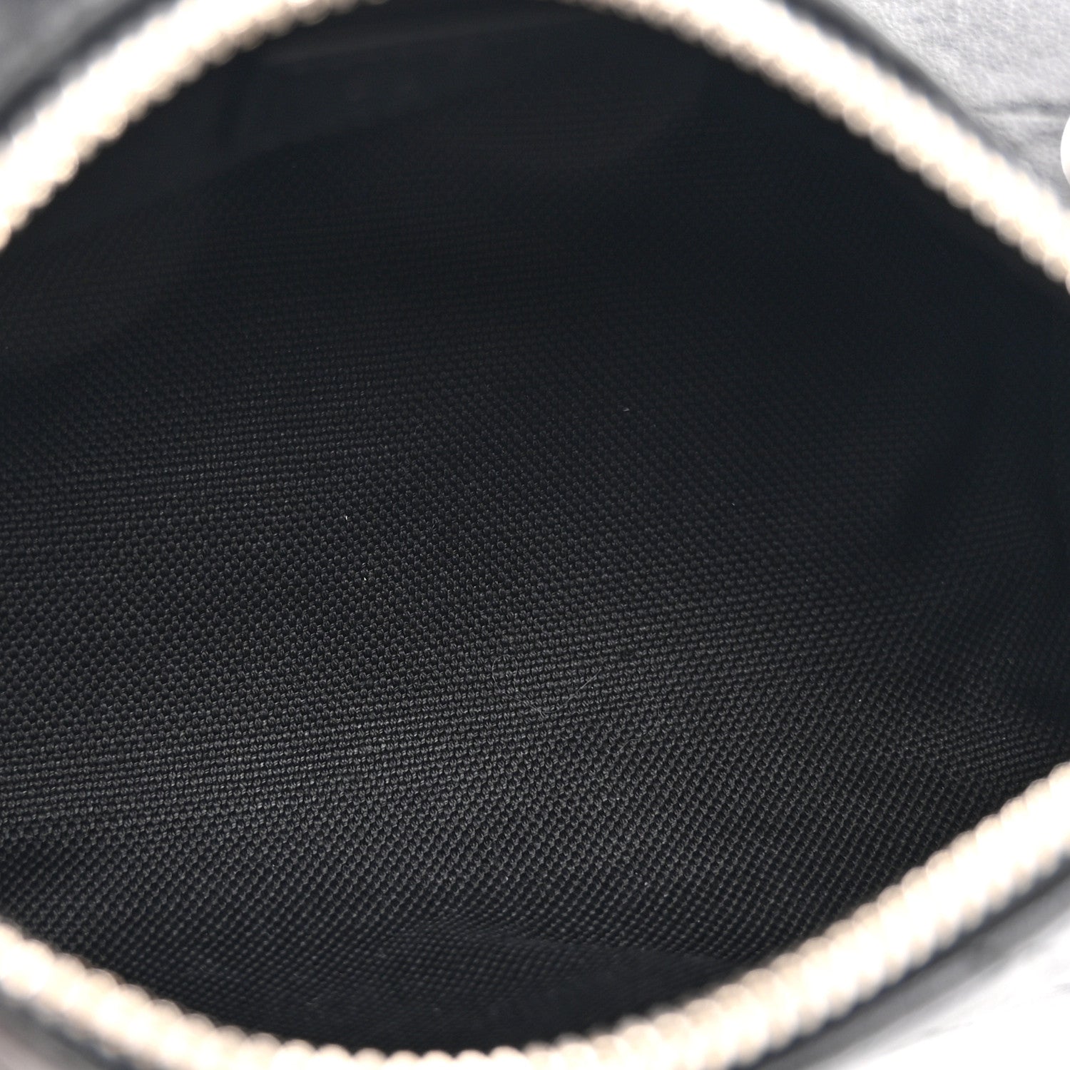 Sakai Be Green Calfskin Diagonal Stitched Mini Blondie Barrel Shoulder Bag Black