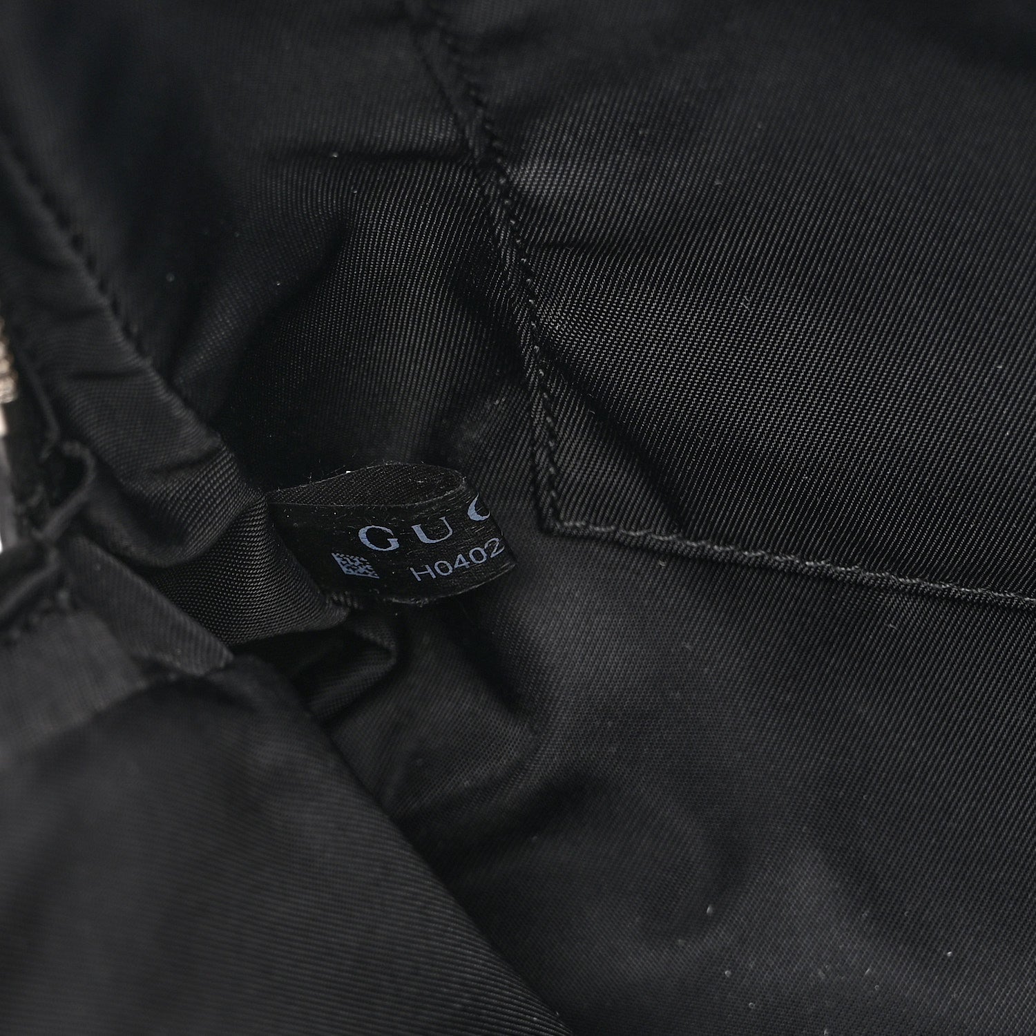 Canvas Web Slim Belt Bag Black