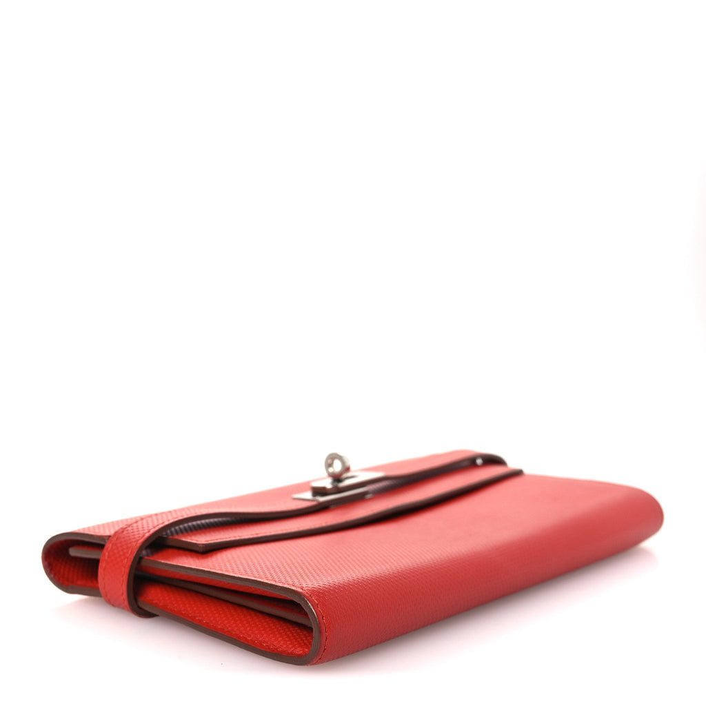 Grain d'H Kelly Longue Wallet Sanguine