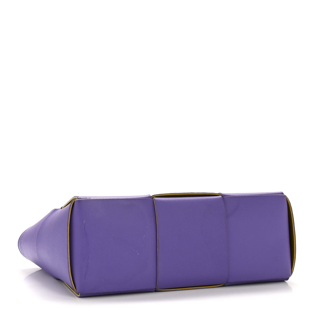 Nappa Maxi Intrecciato Small Arco Tote Purple
