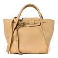 Supple Grained Calfskin Small Big Bag Sand