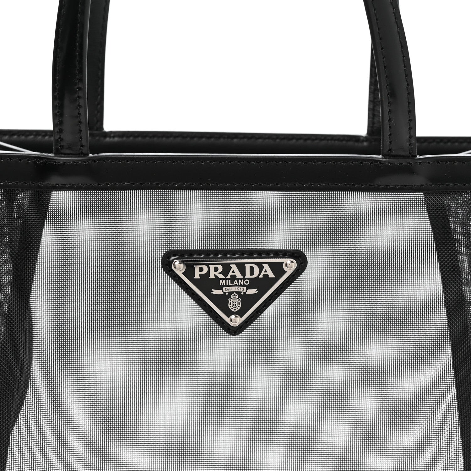 Mesh Small Tote Bag Black