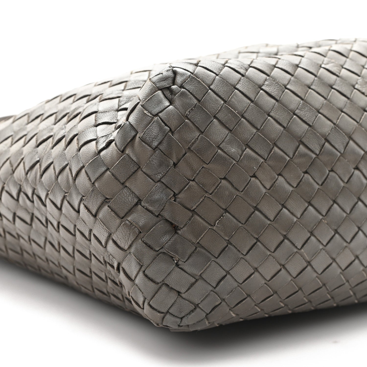 Nappa Intrecciato Small Seamless Tote  Grey