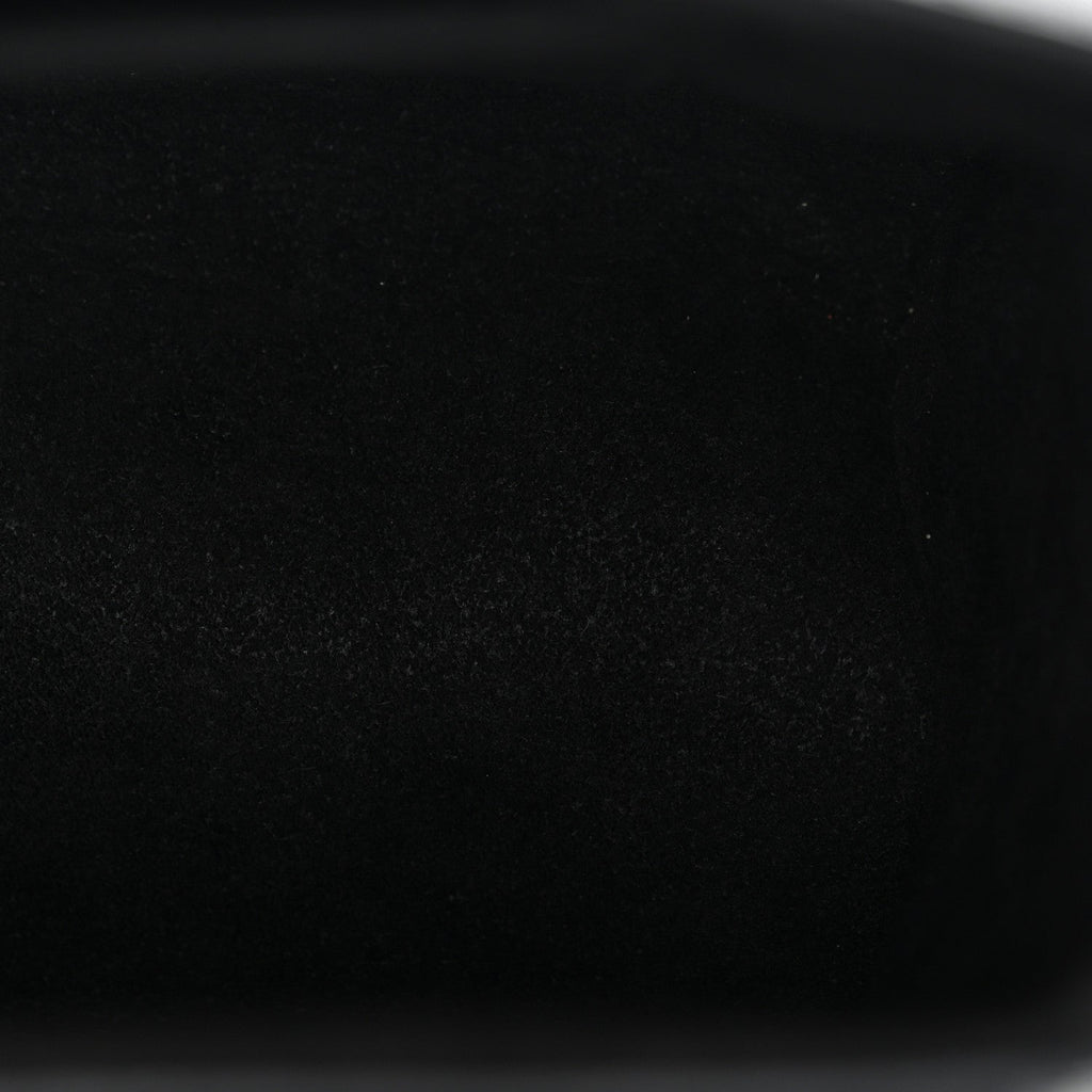 Calfskin Trompe L'oeil Twist Shoulder Bag MM Black Brown