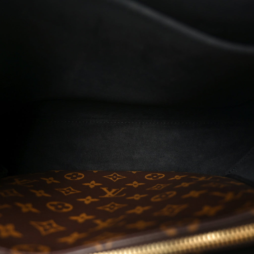 Monogram Flower Tote Black