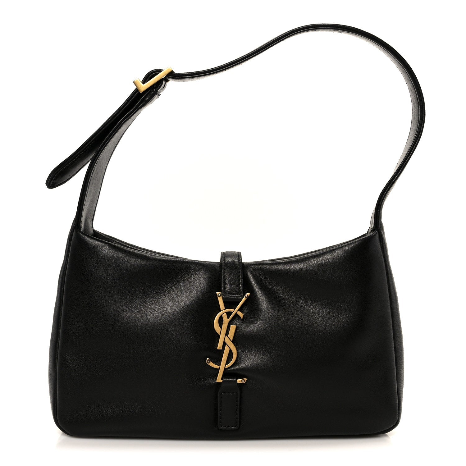 Padded Lambskin Le 5 A 7 Hobo Black