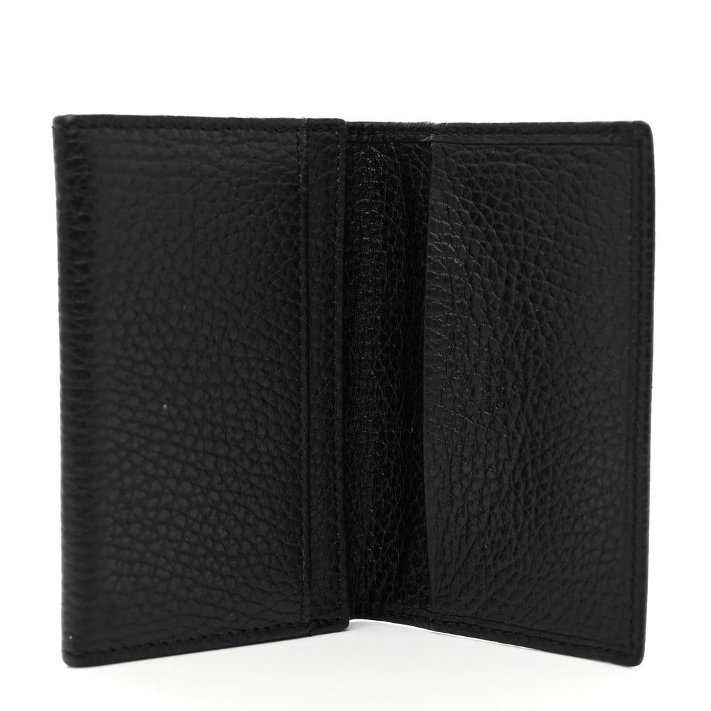 Pebbled Calfskin GG Marmont  Case Black