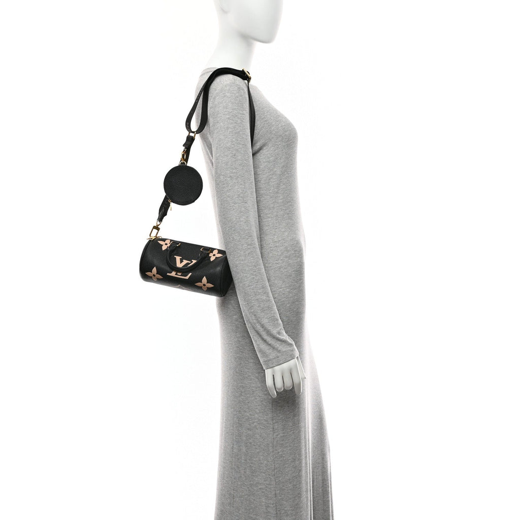 Empreinte Monogram Giant Papillon BB Black Beige