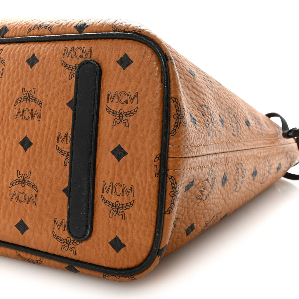 Visetos Medium Project Reversible Shopper Tote Cognac