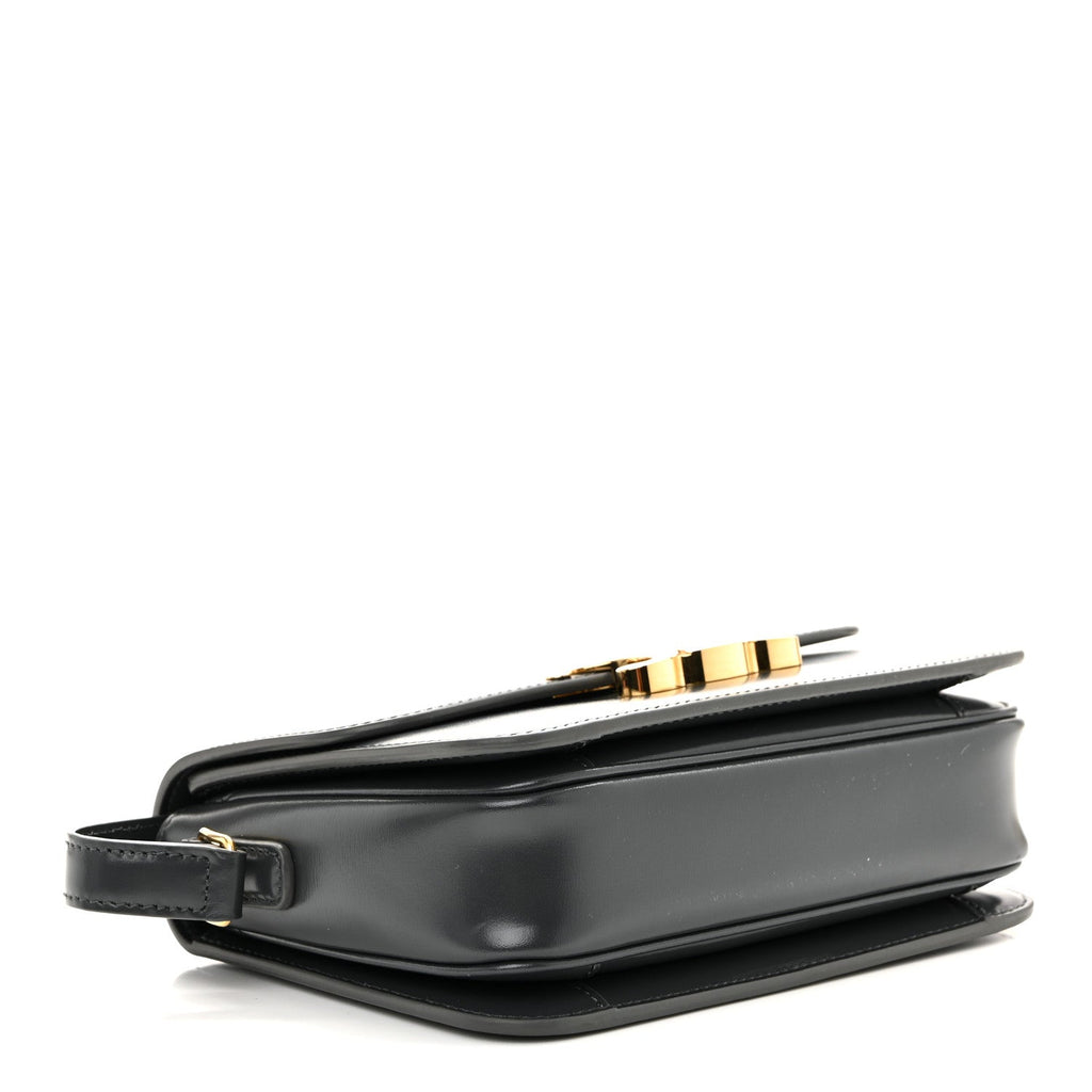 Shiny Calfskin Teen Triomphe Dark Grey