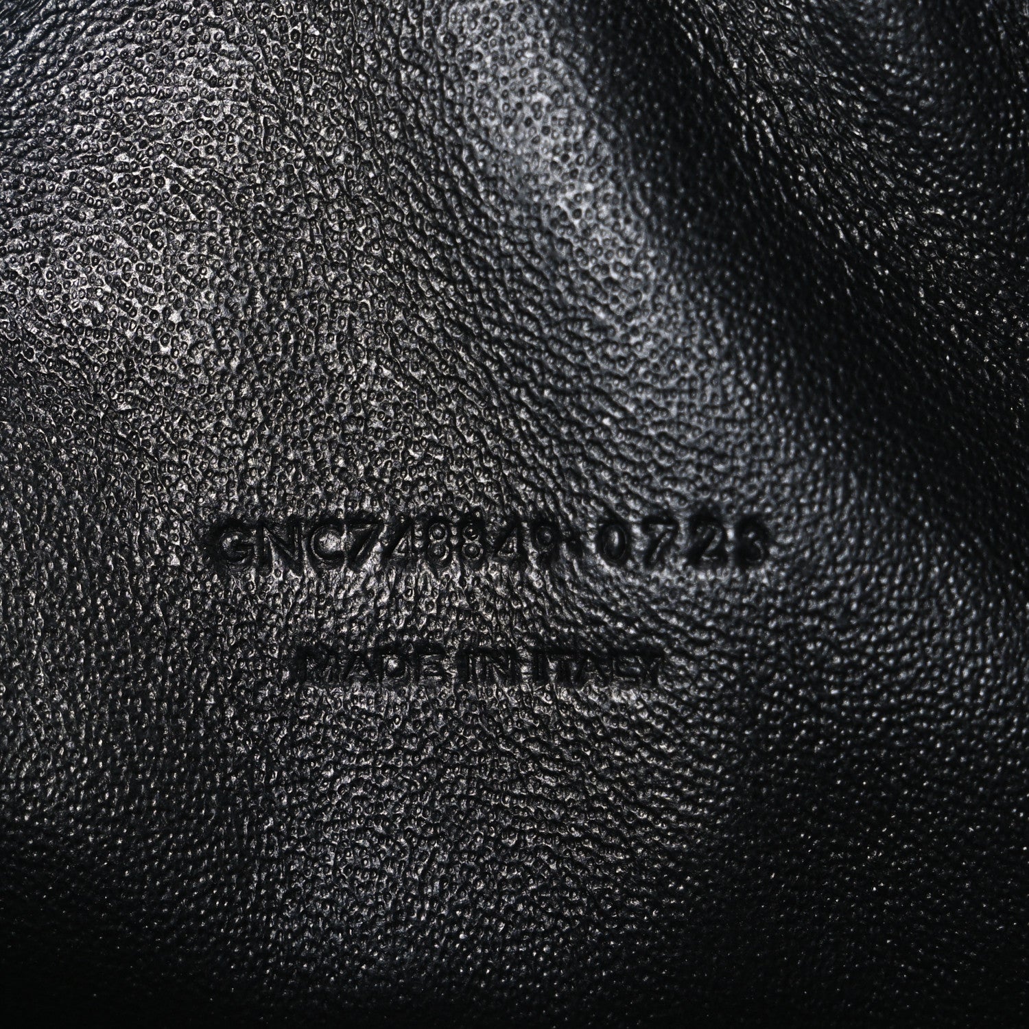 Calfskin Matelasse Monochrome Monogram Mini Lou Camera Bag Black