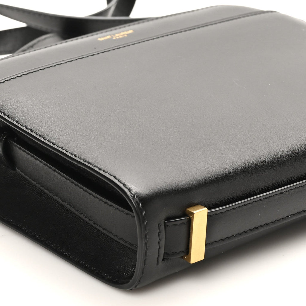 Calfskin Reverse Satchel Black