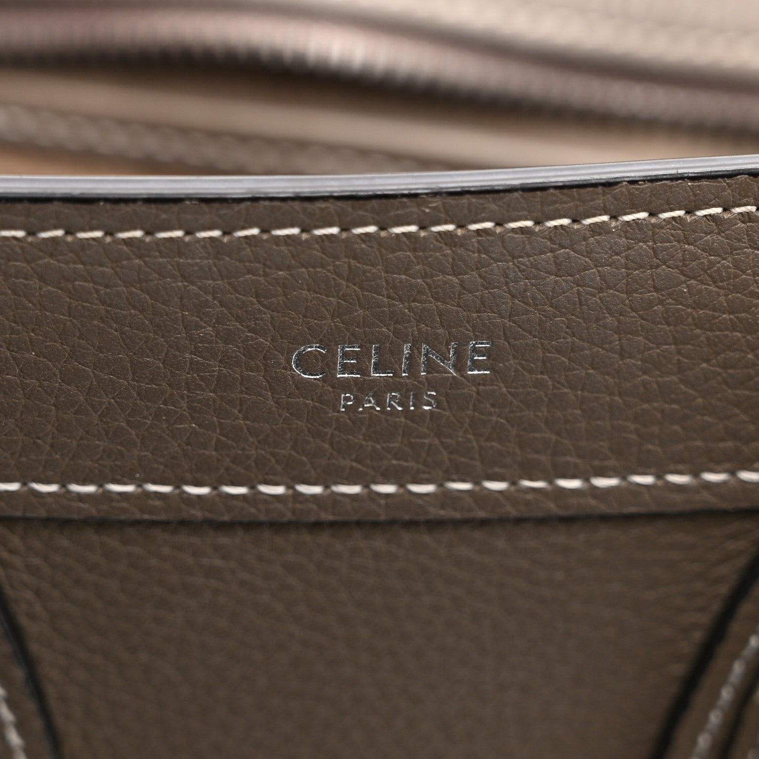 Drummed Calfskin Nano Luggage Souris