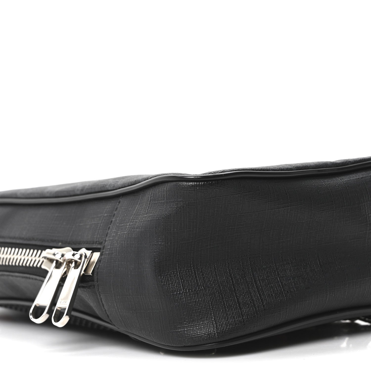GG Supreme Monogram Web Belt Bag Black Grey