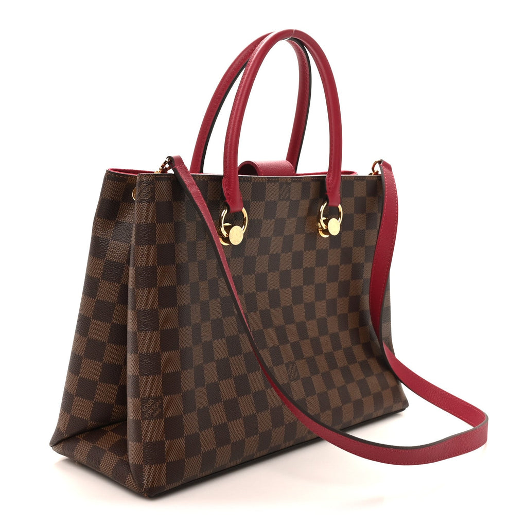 Damier Ebene LV Riverside Lie De Vin