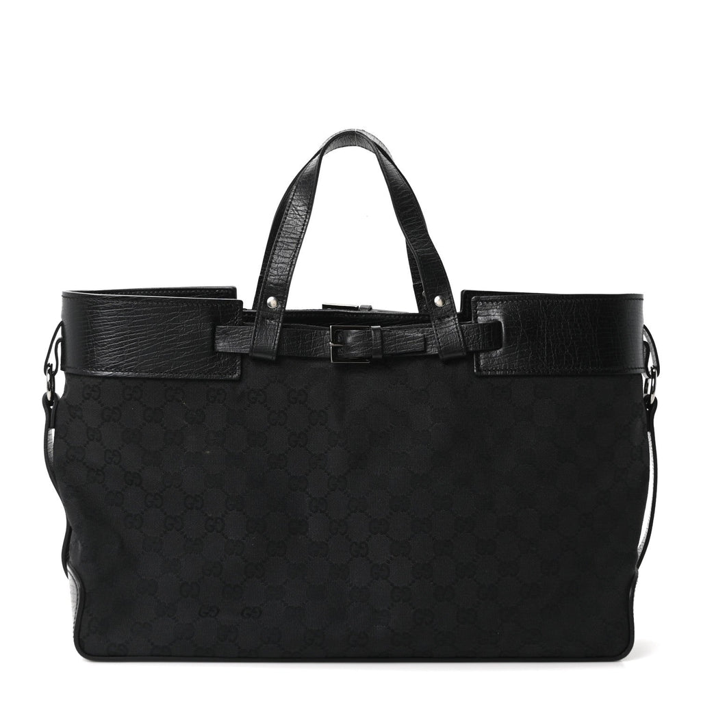 Monogram Large Tote Black