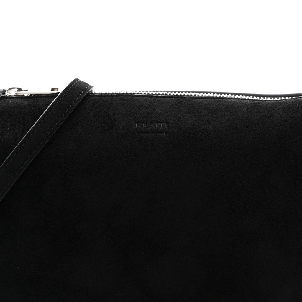 Suede Lina Crossbody Bag Black