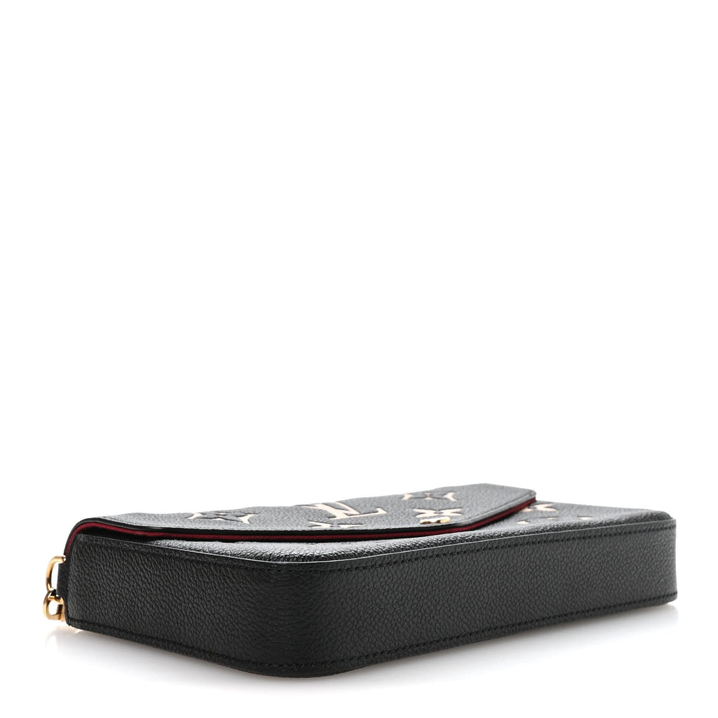 Empreinte Monogram Giant Felicie Pochette Black Beige