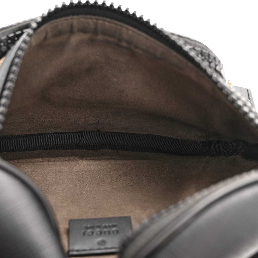 GG Supreme Monogram Belt Bag Black
