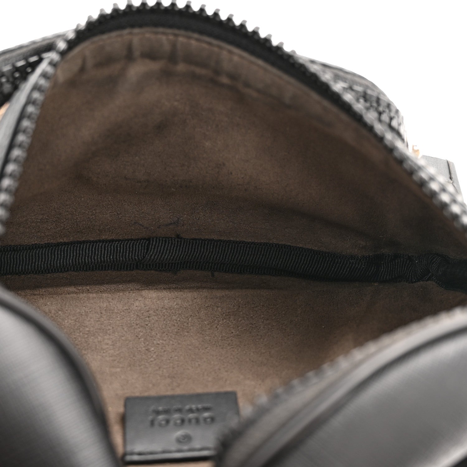 GG Supreme Monogram Belt Bag Black
