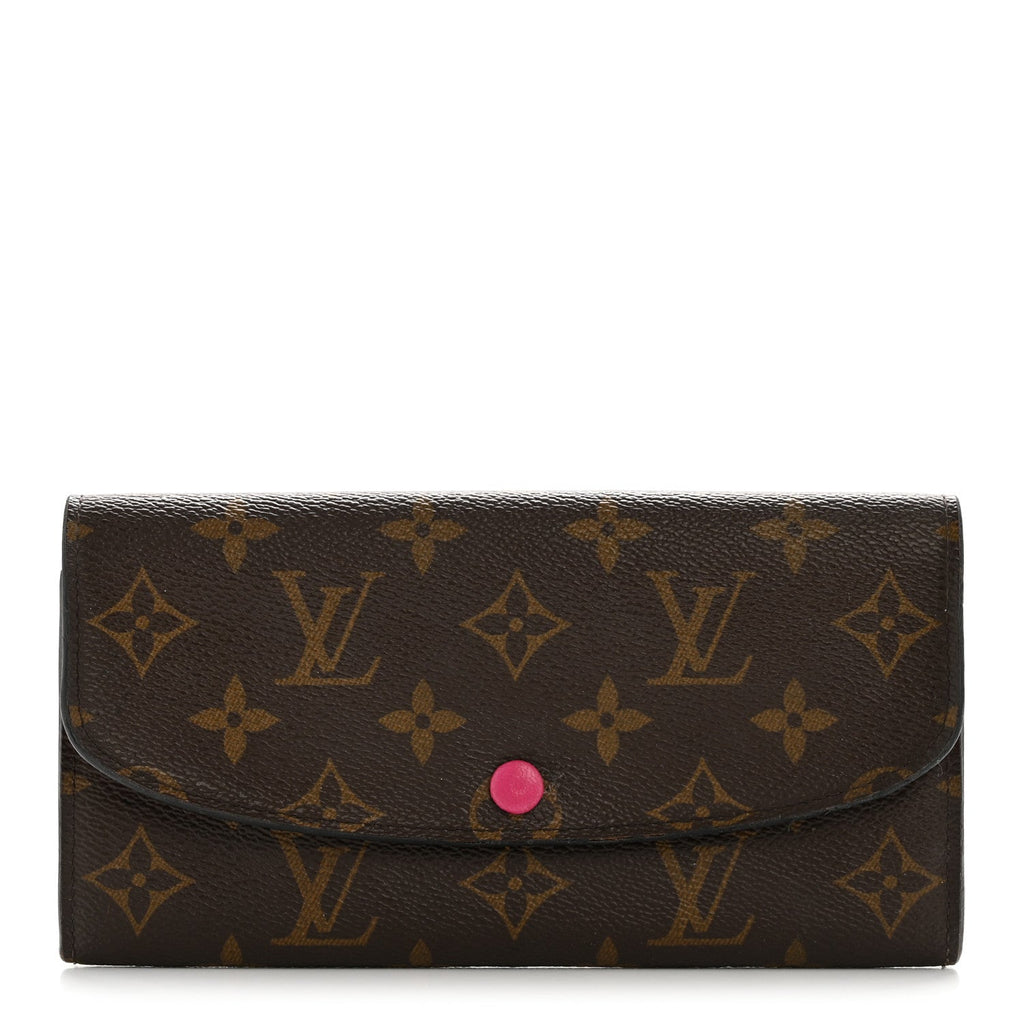 Monogram Emilie Wallet Fuchsia