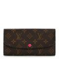 Monogram Emilie Wallet Fuchsia