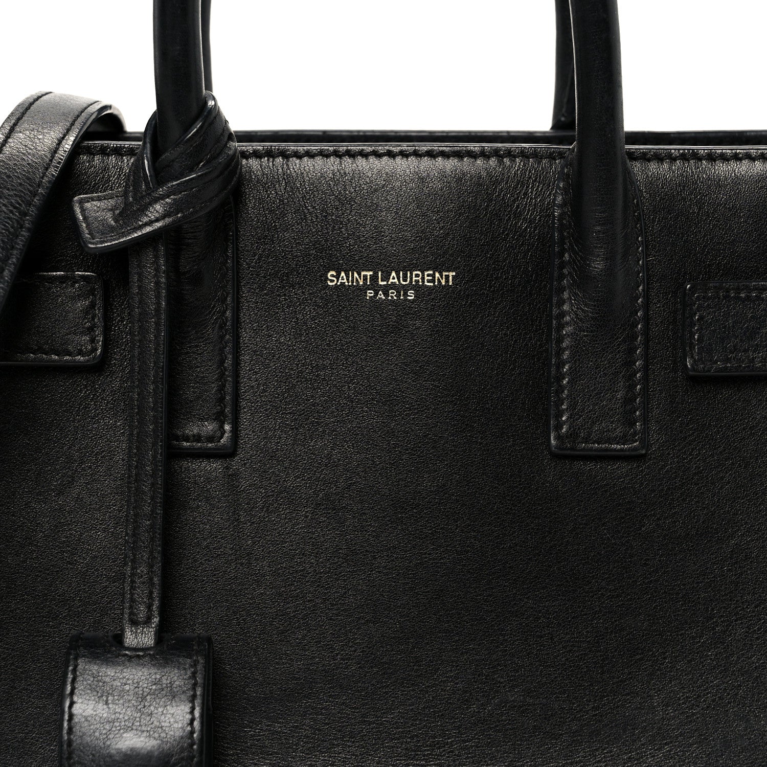 Calfskin Nano Sac De Jour Black