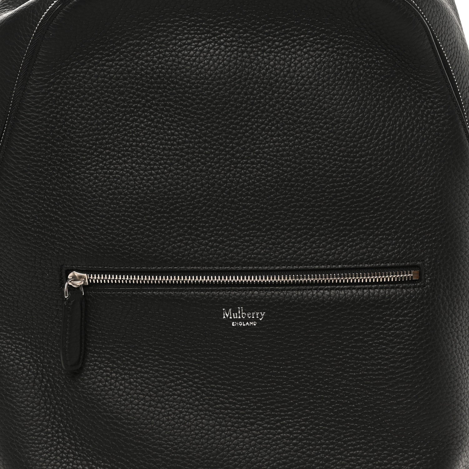 Heavy Grained Calfskin City Backpack Black