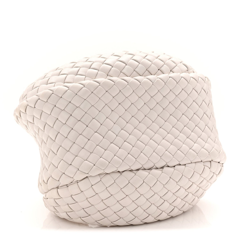 Lambskin Intrecciato Padded Mini Jodie Chalk