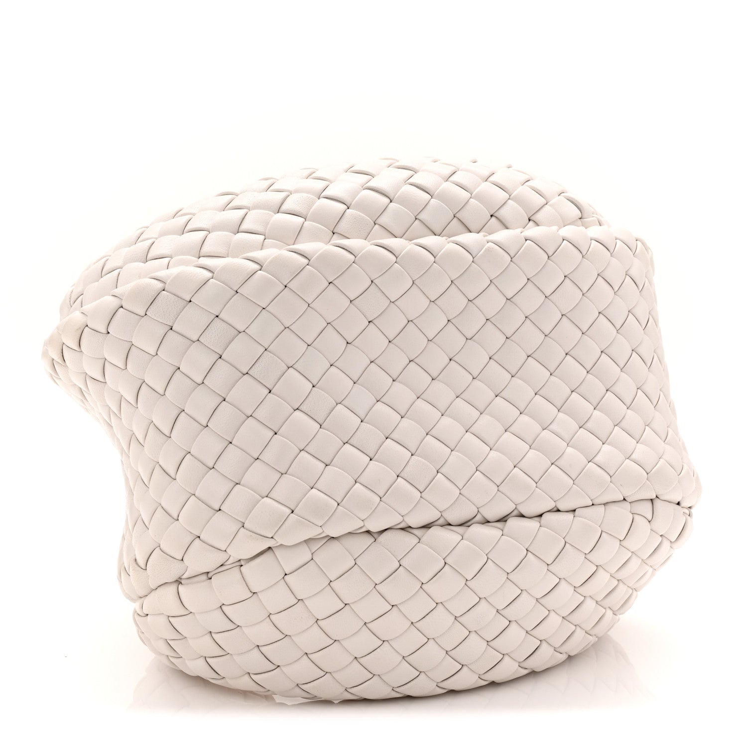 Lambskin Intrecciato Padded Mini Jodie Chalk