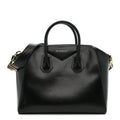 Shiny Lord Calfskin Medium Antigona Black