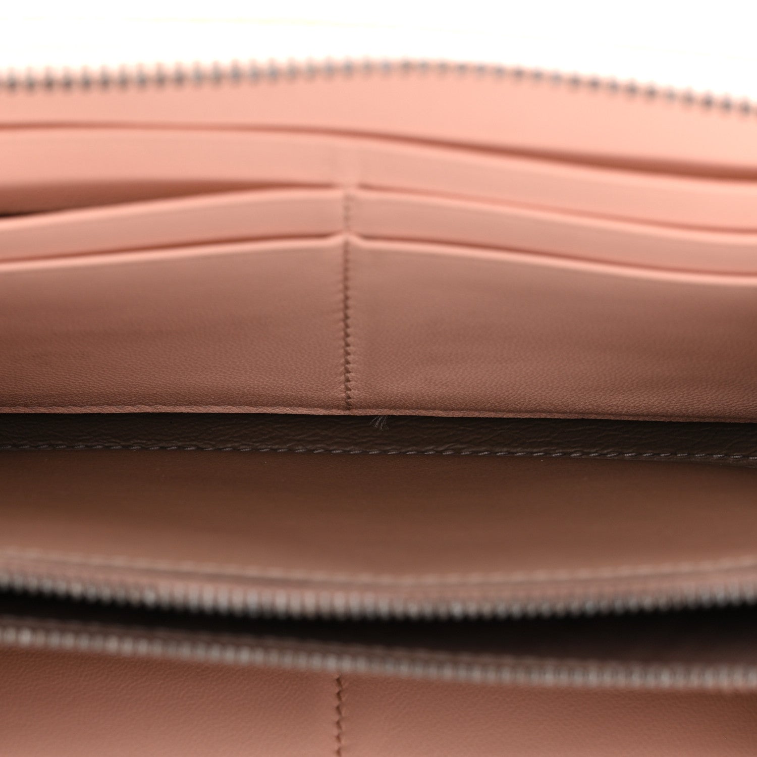 Nappa Intrecciato Ayers Zip Around Wallet Flamingo
